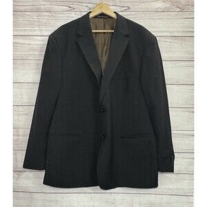 Umberto Rossi  BLAZER  Black Mens 48R Black  100% Wool